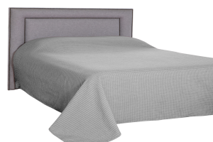 Colcha Cama De Casal Padrao Piquet Cobre Leito 2 M X 2,20 M - Cinza